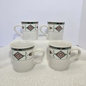 Studio Nova Adirondack Coffee Cup 10 Ounce Large Handled Mug Aztec Southwestern